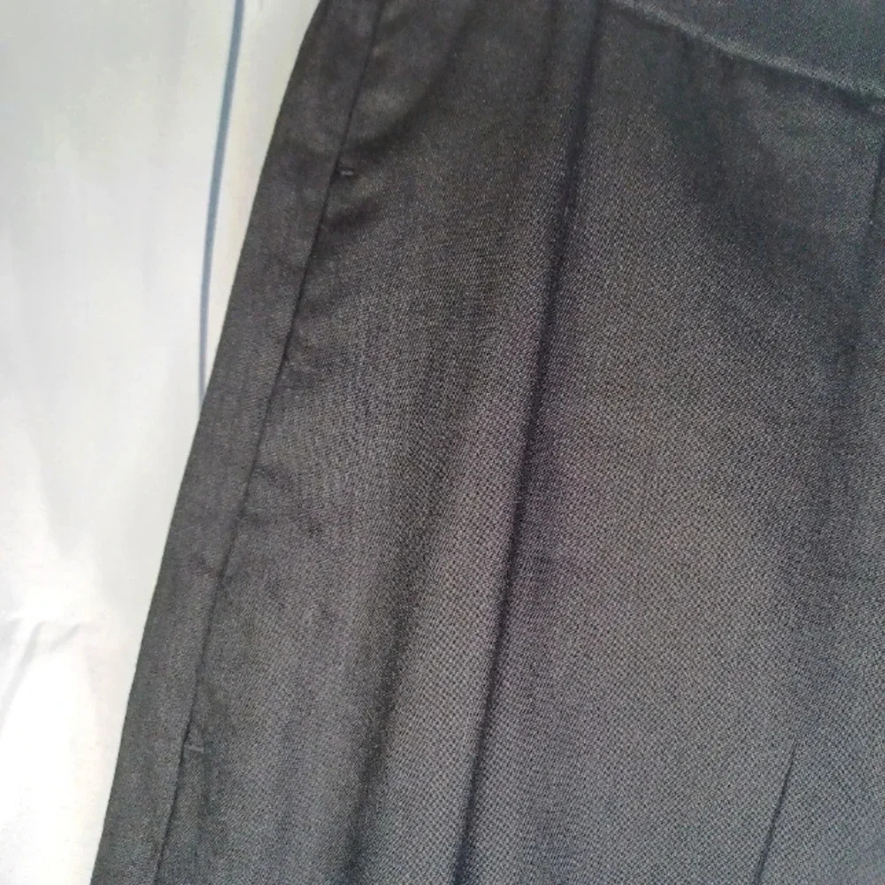J.Jill black pull on linen blend office wear minimalist pants - Picture 5 of 10